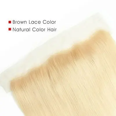 Lace frontal straight blond