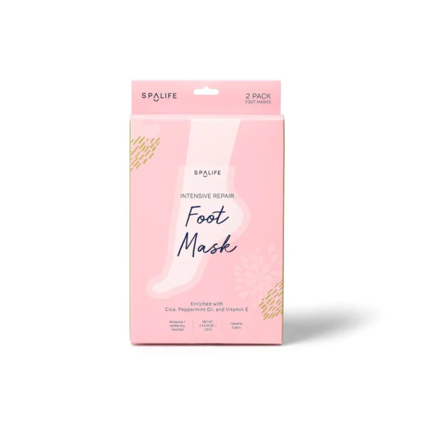 Masque réparateur intensif pour les pieds Cica, huile de menthe poivrée et vitamine E