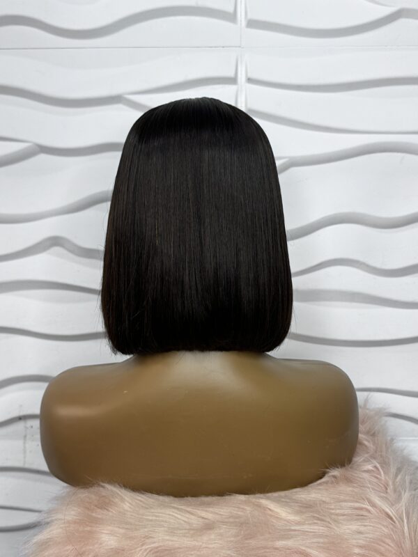 Perruque  Kelly Carré  Closure 4x4  - 10 Pouces en Cheveux Raw Hair – Image 5