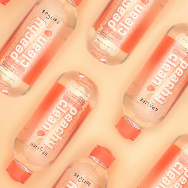 Démaquillant à l'eau micellaire et à l'acide hyaluronique Peachy Clean – Image 2